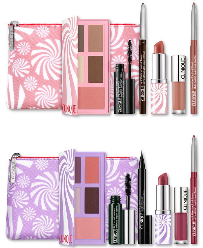 Clinique 14-Pc. Double The Delicious Makeup Set & Reviews - Makeup - Beauty - Macy's | Macys (US)