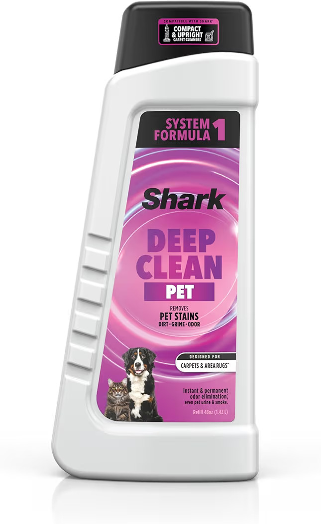 Shark Deep Clean Pet Formula for All Shark Upright and Portable Carpet Cleaners, Formulated for A... | Amazon (US)