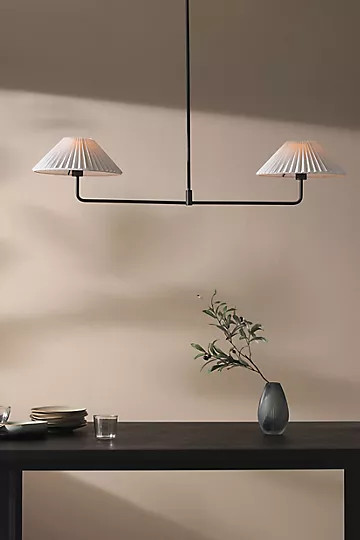 Harriet Pleated Chandelier | Anthropologie (US)