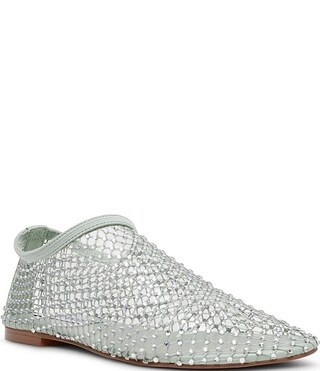Steve Madden Mino-R Mesh Rhinestone Flats | Dillard's | Dillard's