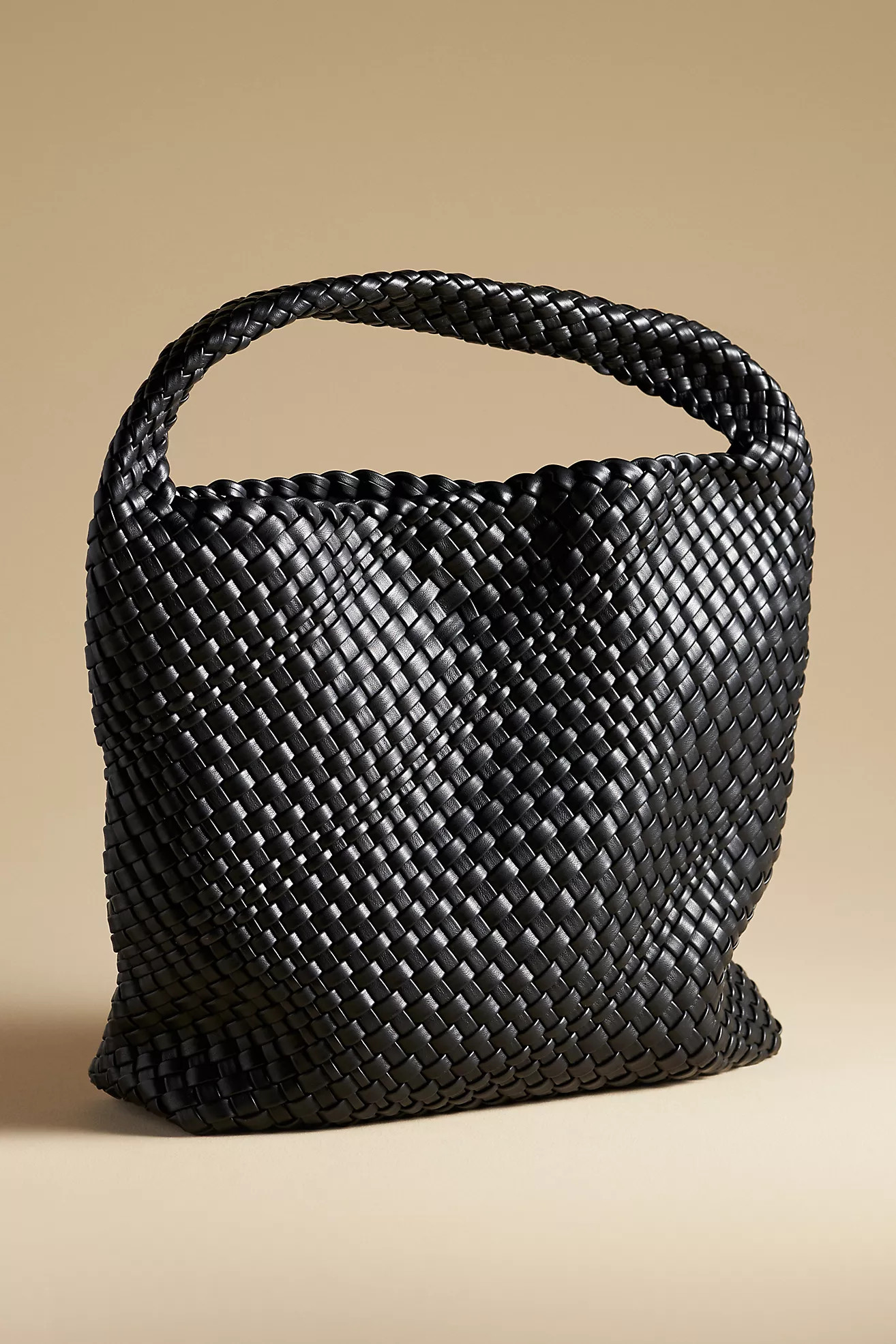 Antik Kraft Woven Faux-Leather Slouchy Bag | Anthropologie (US)