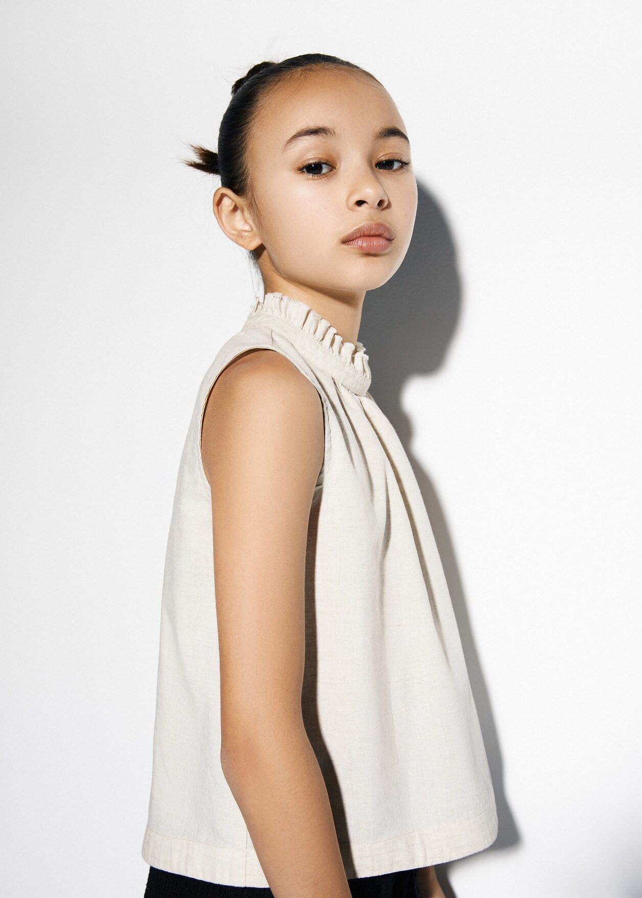 Linen blouse | MANGO (US)