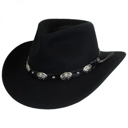 Tombstone Wool Felt Cowboy Hat - M - Black | Walmart (US)