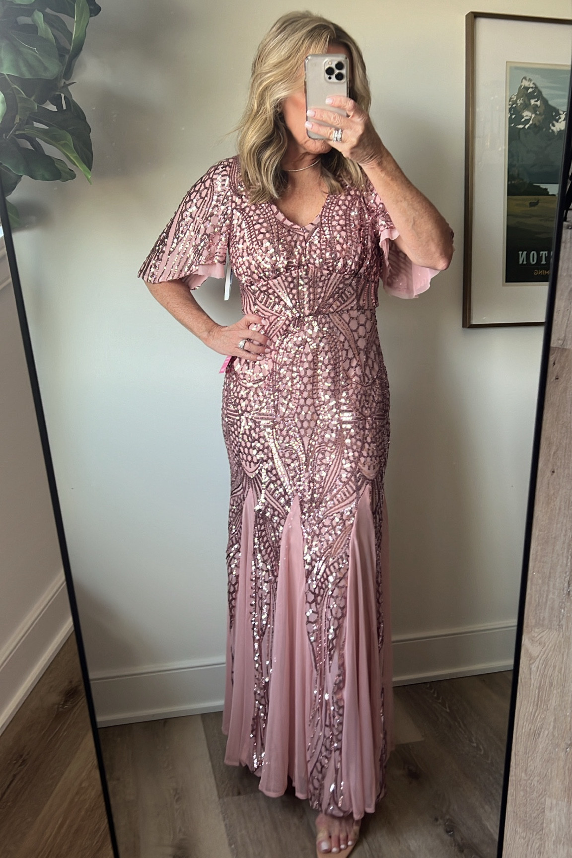 Mother of the bride or mother of the groom dress, pink evening gown, over 50 formal dress, flattering, unique, classy mother of the bride dress

#LTKGala #LTKover40 #LTKwedding