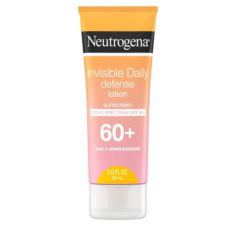 Neutrogena Invisible Daily Defense Lotion, SPF 60+, 3.0 fl. oz | Walmart (US)