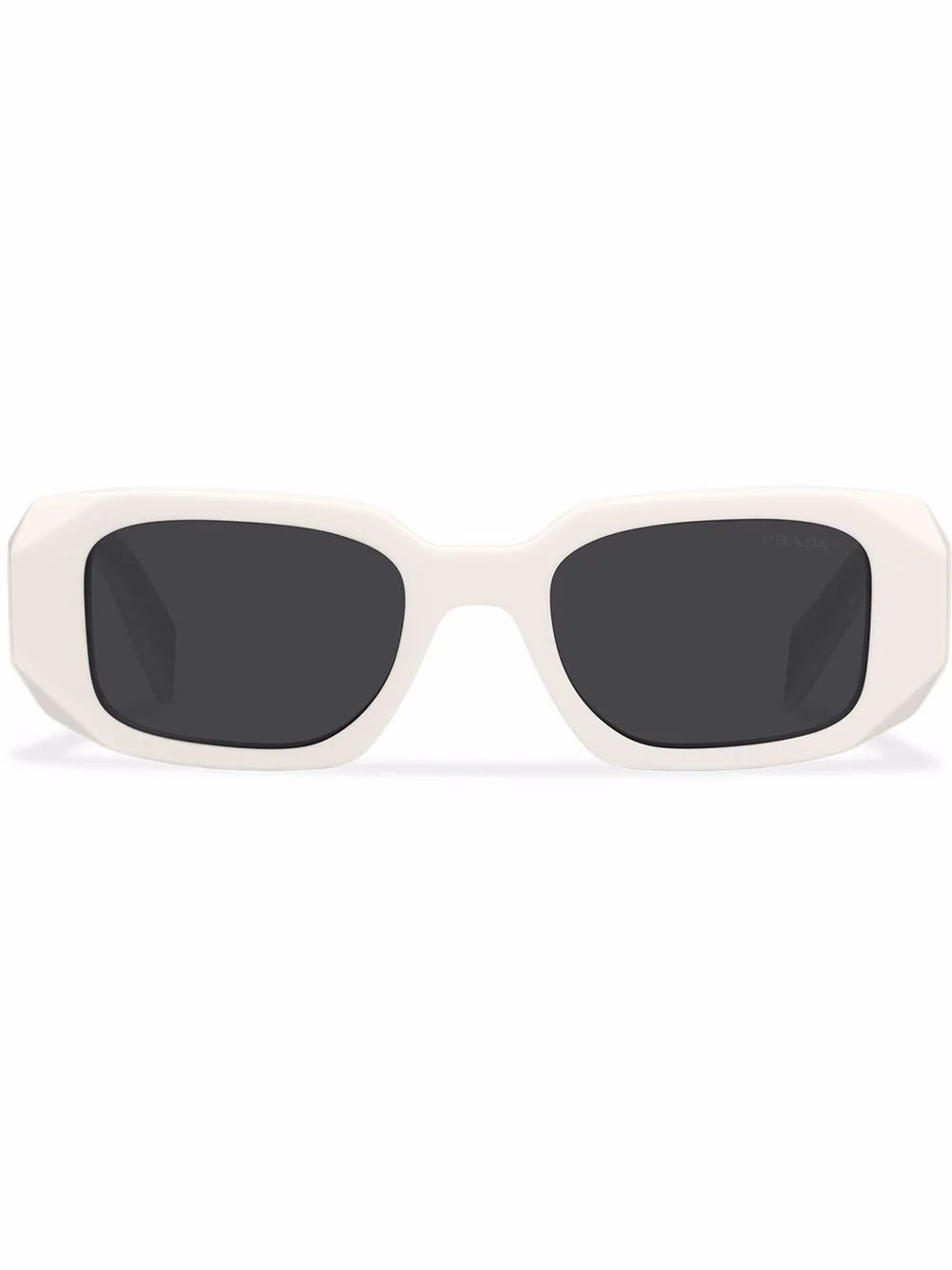 Prada Eyewear Symbole rectangle-frame Sunglasses - Farfetch | Farfetch Global