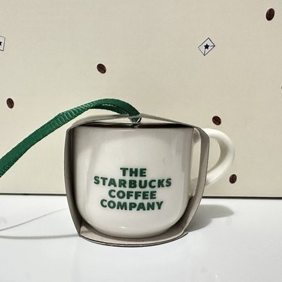 Starbucks Holiday Christmas 2025 White Ceramic Cup Ornament | eBay US