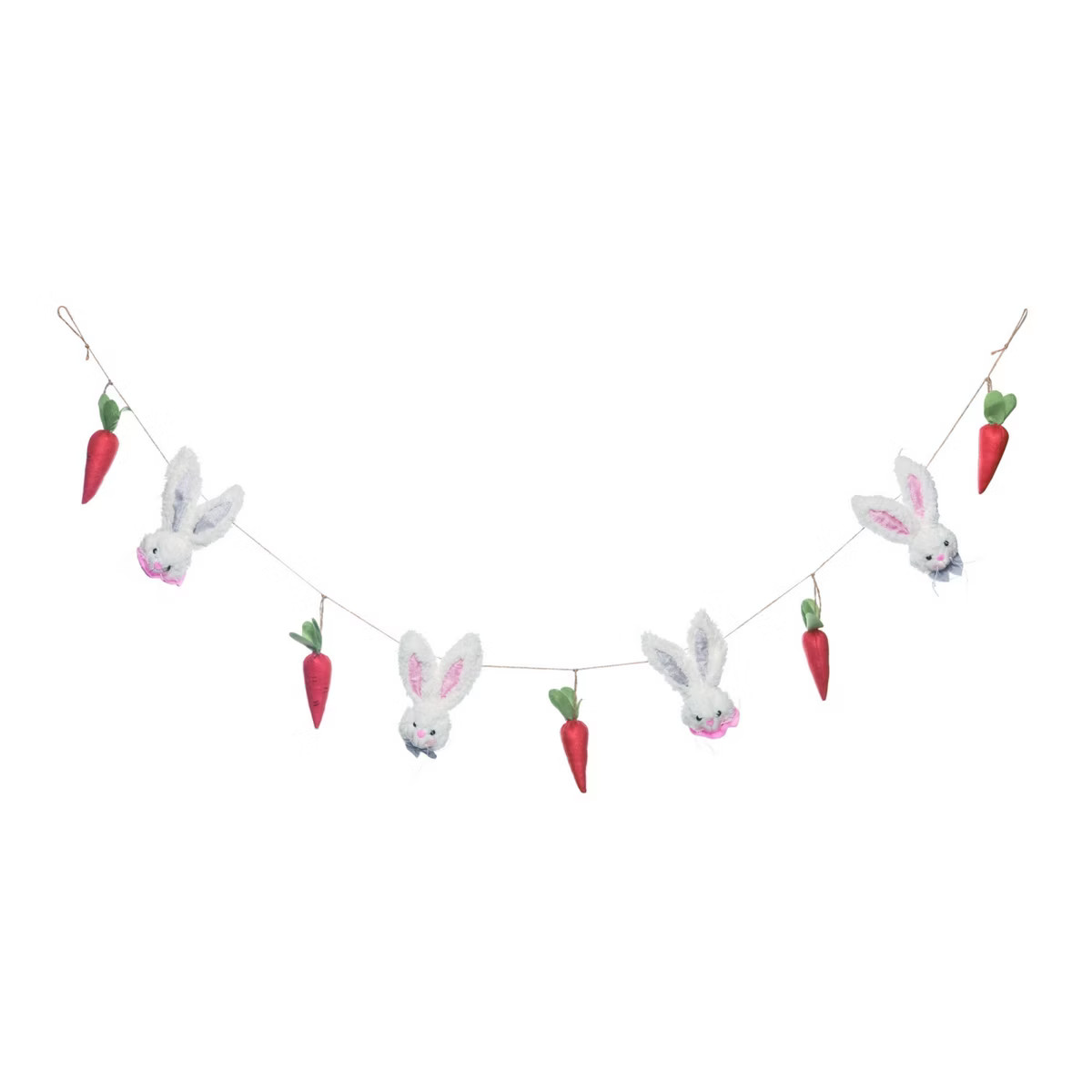 Transpac Polyester 72 in. Multicolor Easter Plush Garland | Target