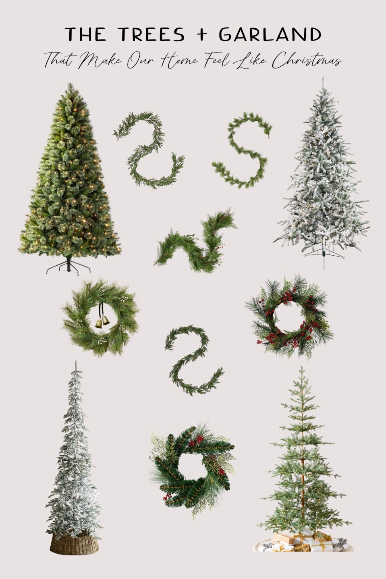 These are the Christmas trees and garlands we use in our home every year, and they’re truly what make our house feel warm and cozy for the holidays! 

#christmasdecor #holidayhome #ltkholiday #ltkhome #christmastree #christmasgarland

#LTKHoliday #LTKHome