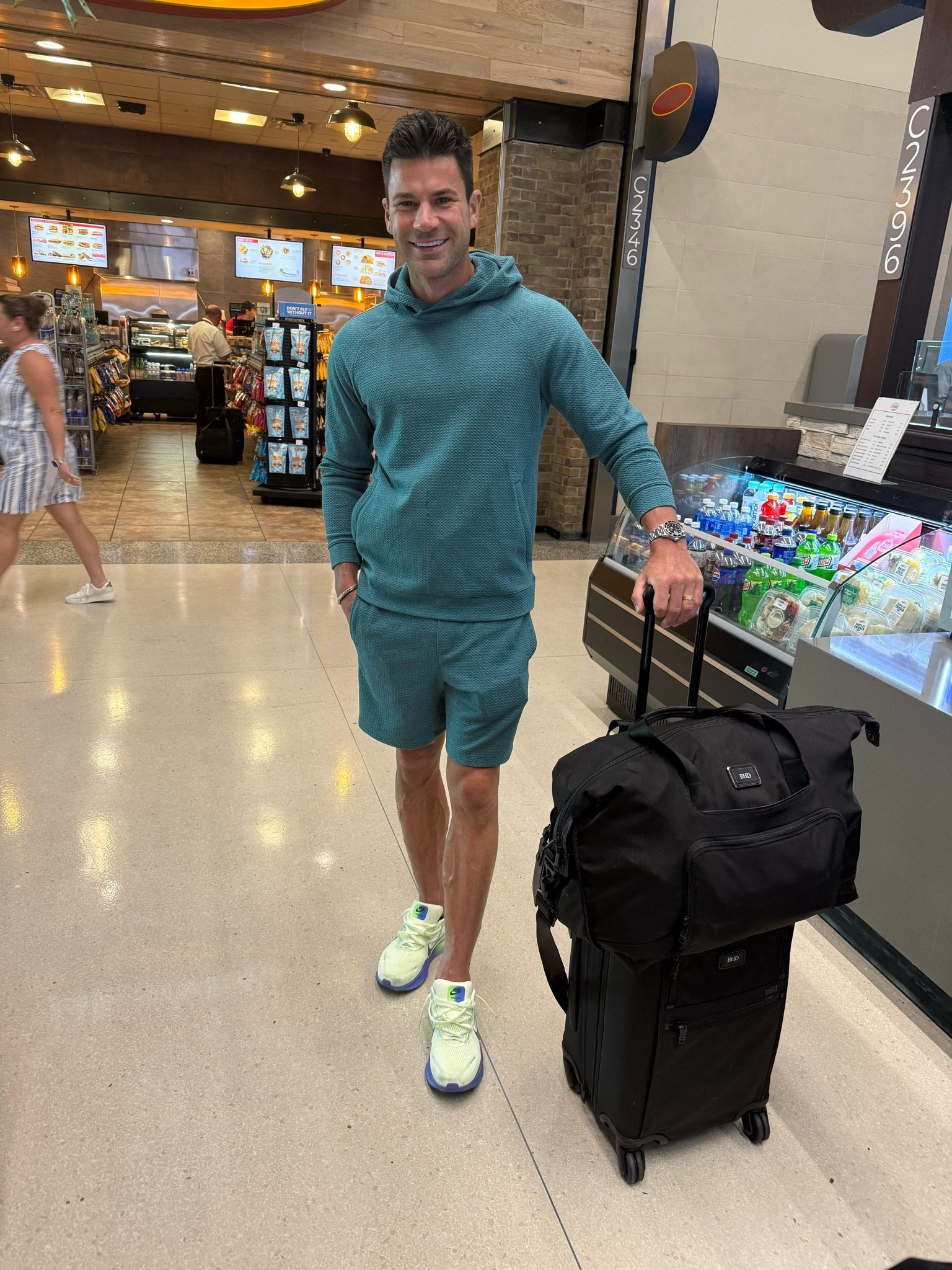 My husbands comfortable travel outfit some colors on sale he’s wearing a M

#LTKMens #LTKTravel #LTKootd
