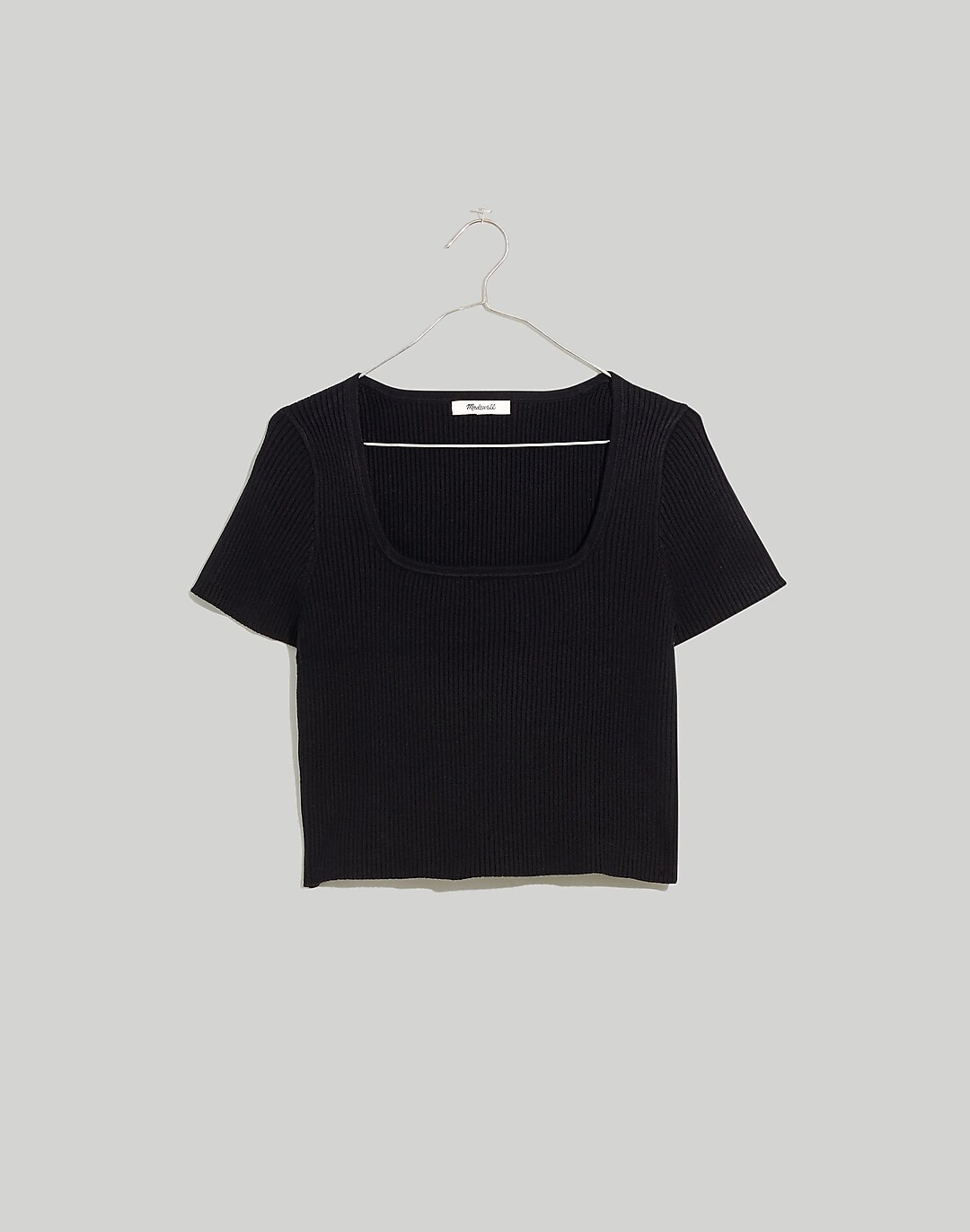 Square-Neck Crop Sweater Tee | Madewell