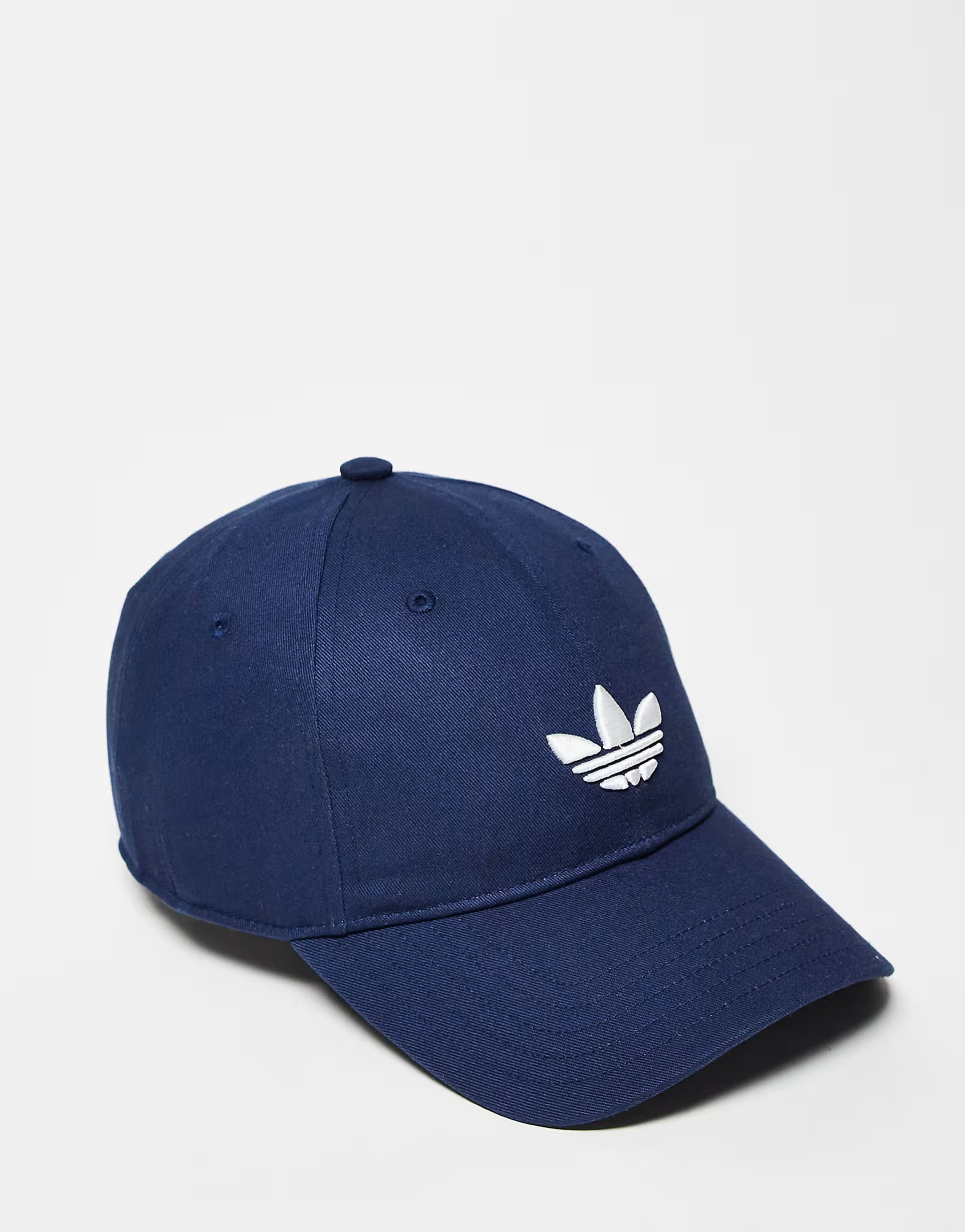 adidas Originals trefoil baseball cap in navy | ASOS (Global)