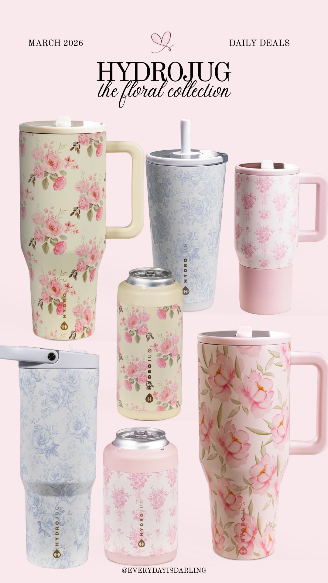 Obsessed with this new floral collection from Hydrojug! 😍

#LTKHome #LTKActive