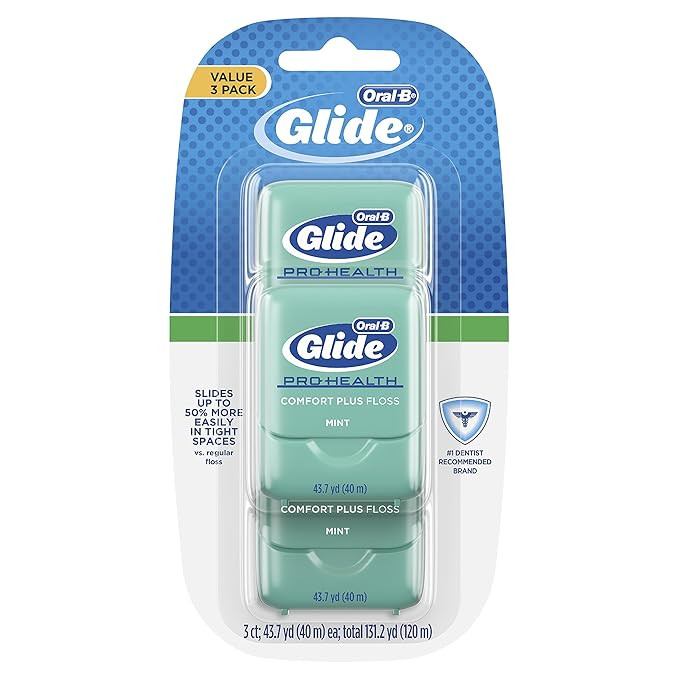 Oral-B Glide Pro-Health Comfort Plus Dental Floss, Mint | Amazon (US)
