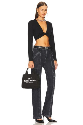 The Small Tote Bag in Black | Revolve Clothing (Global)