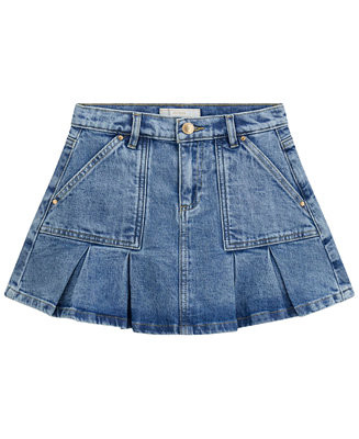 Girls' 7-16 Denim Mini Jean Skirt | Macy's