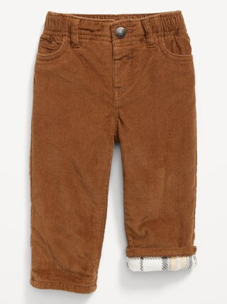 Unisex Cozy-Lined Corduroy Pants for Baby | Old Navy (US)