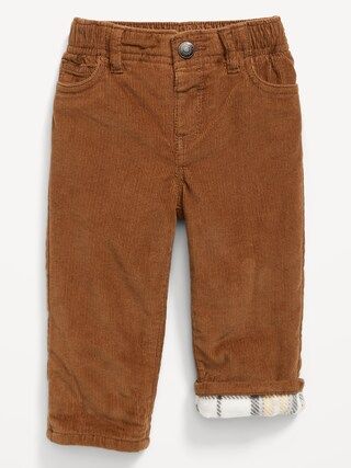 Unisex Cozy-Lined Corduroy Pants for Baby | Old Navy (US)