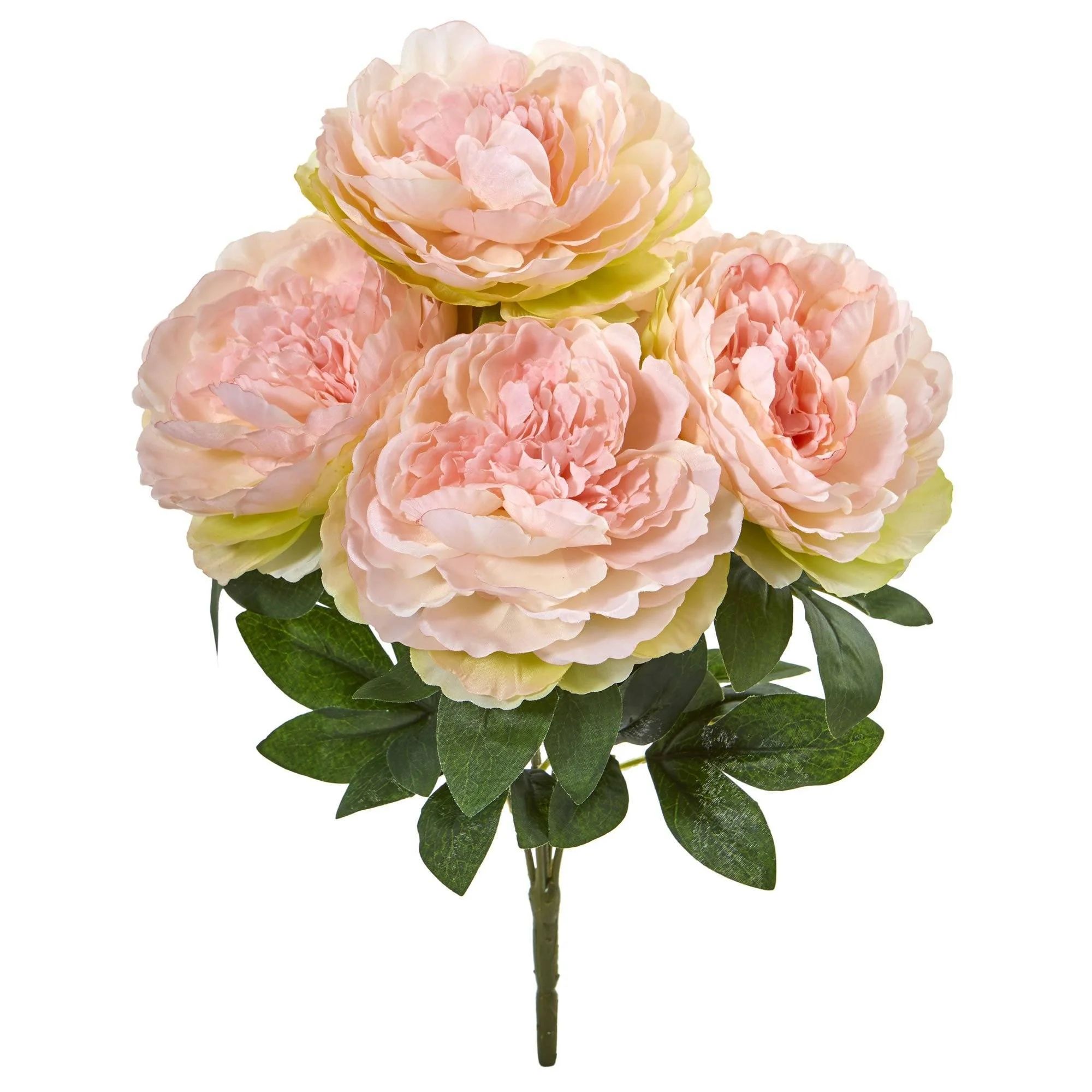 17” Peony Artificial Flower Bouquet (Set of 6) | Nearly Natural