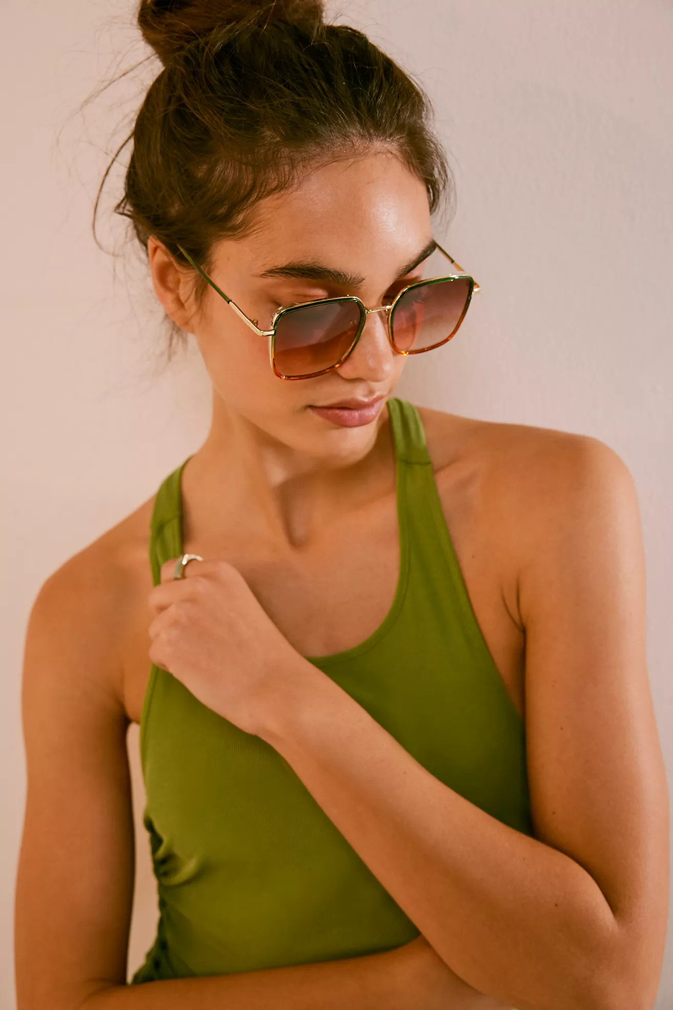 Beau Square Sunglasses | Free People (UK)