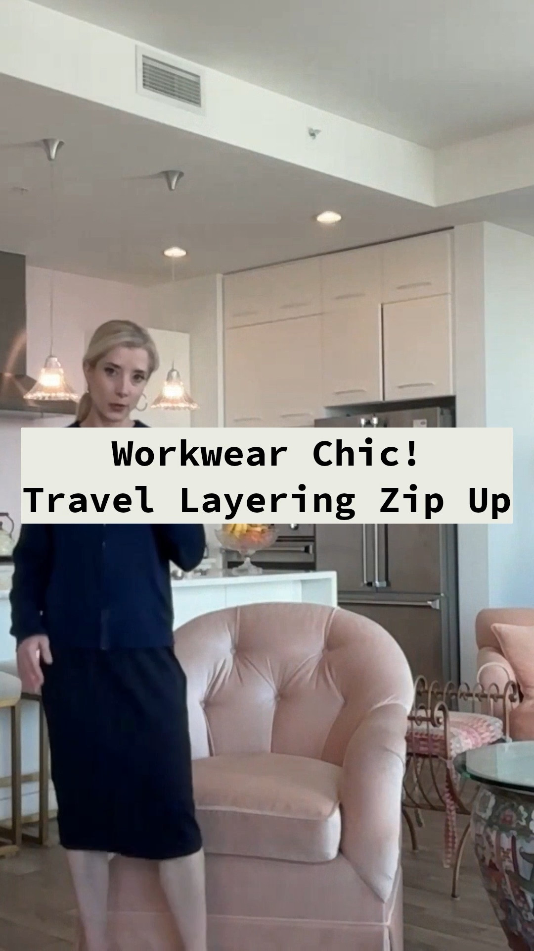 Versatile easy to wear anywhere. Workwear Chic! Travel must. Layering for LTK petite styling. Lovely Zip Up cardigan sweater looks designer pair w jeans for going out and high waist pants for LTK workwear. LTK vlog volume on 

#LTKTravel #LTKPetite #LTKWorkwear