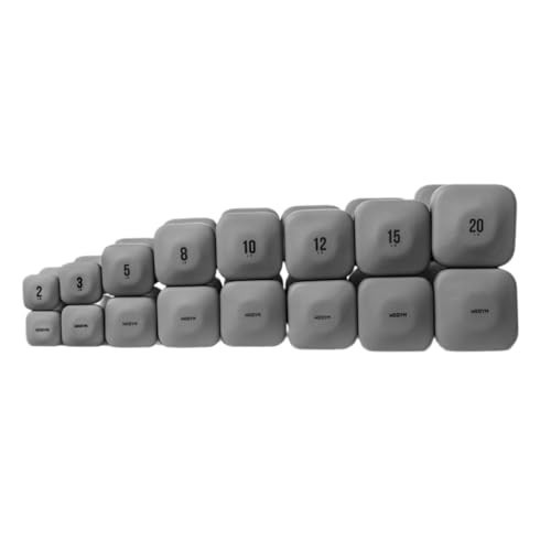 WeGym Dumbbells (2+3+5+8+10+12+15+20LB, Pair, Grey) for Secure Workouts at Home or Gym, for Yoga, Pilate and Strength Training | Amazon (US)