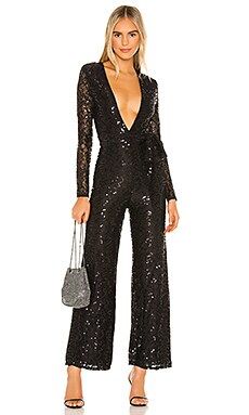 Lovers and Friends Leighton Jumpsuit in Black from Revolve.com | Revolve Clothing (Global)