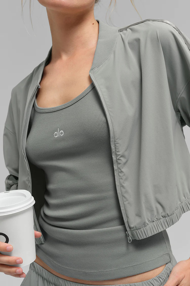 Ribbed Prosper Tank - Lunar Grey | Alo Yoga (US)