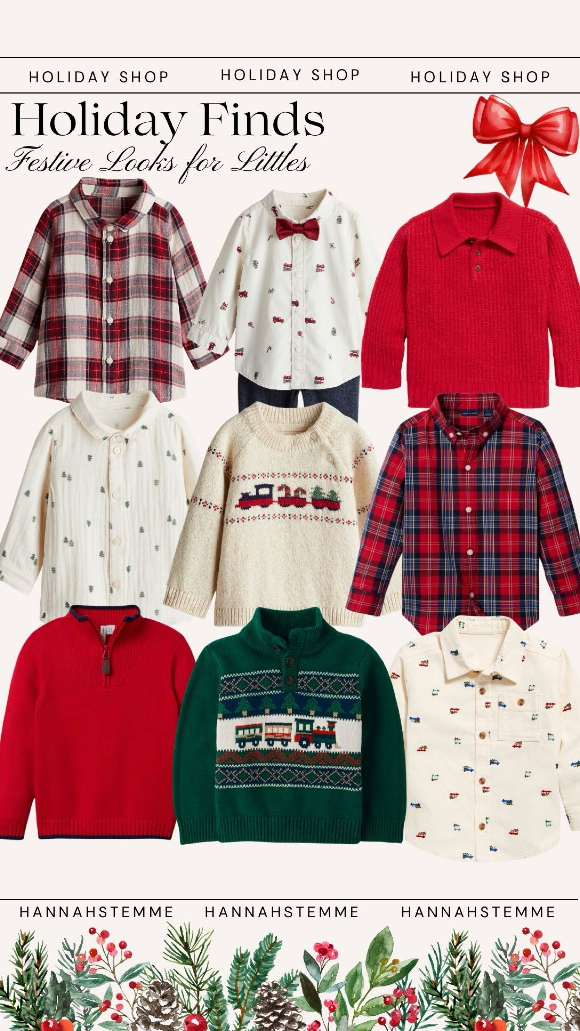 The cutest little boy finds for the holidays! 🥹❤️

#LTKSeasonal #LTKHoliday #LTKBaby