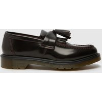 Dr Martens Adrian Loafer Flat Shoes in Burgundy, Size: 6 (EU 39) | Schuh