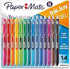 Paper Mate InkJoy Pens, Gel Pens, Medium Point (0.7mm), Assorted, 14 Count | Amazon (US)