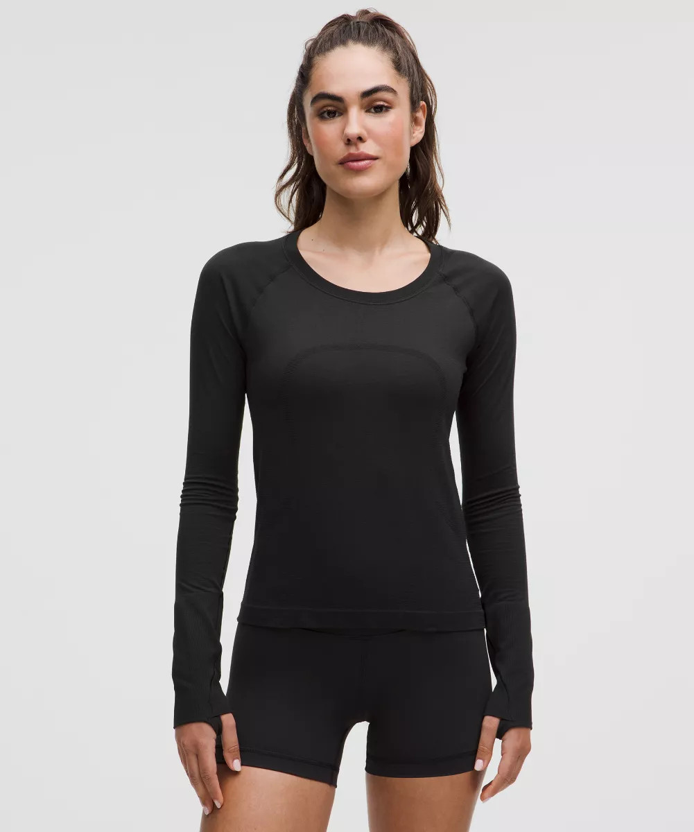 Swiftly Tech Long-Sleeve Shirt 2.0   Waist Length | lululemon (AU)