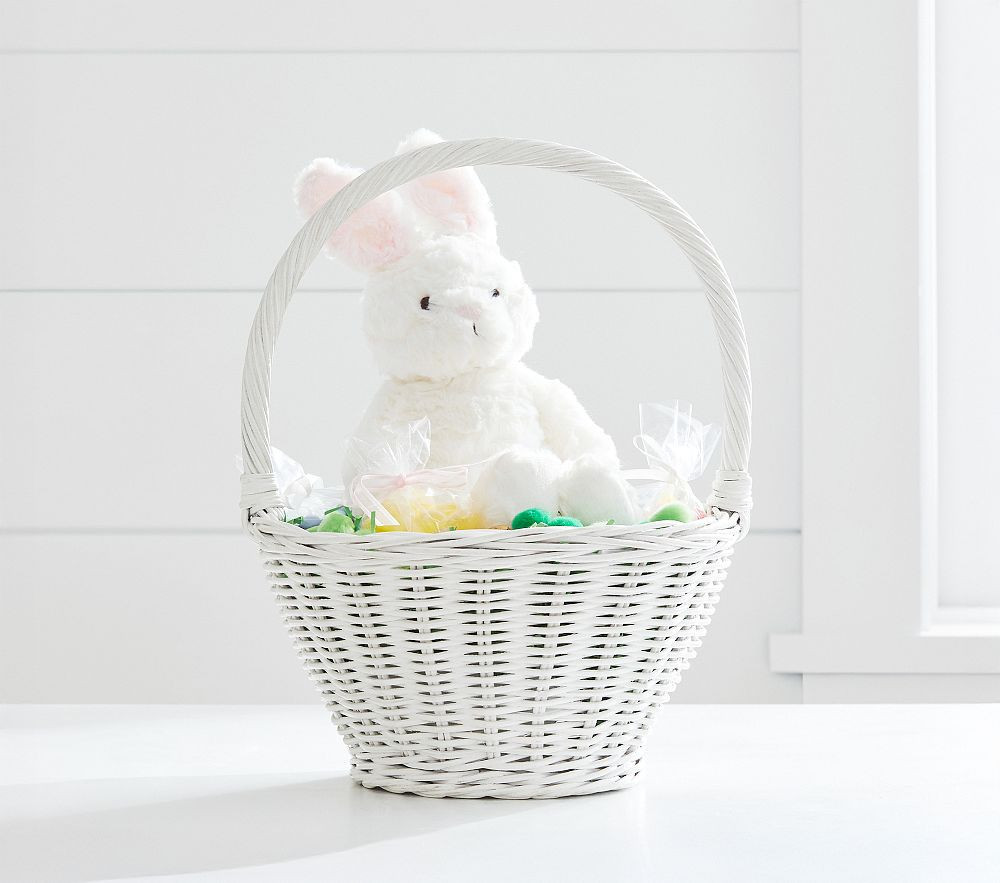 White Sabrina Small Easter Basket | Pottery Barn Kids