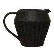 Black Stoneware Mini Pitcher | Cloth + Cabin