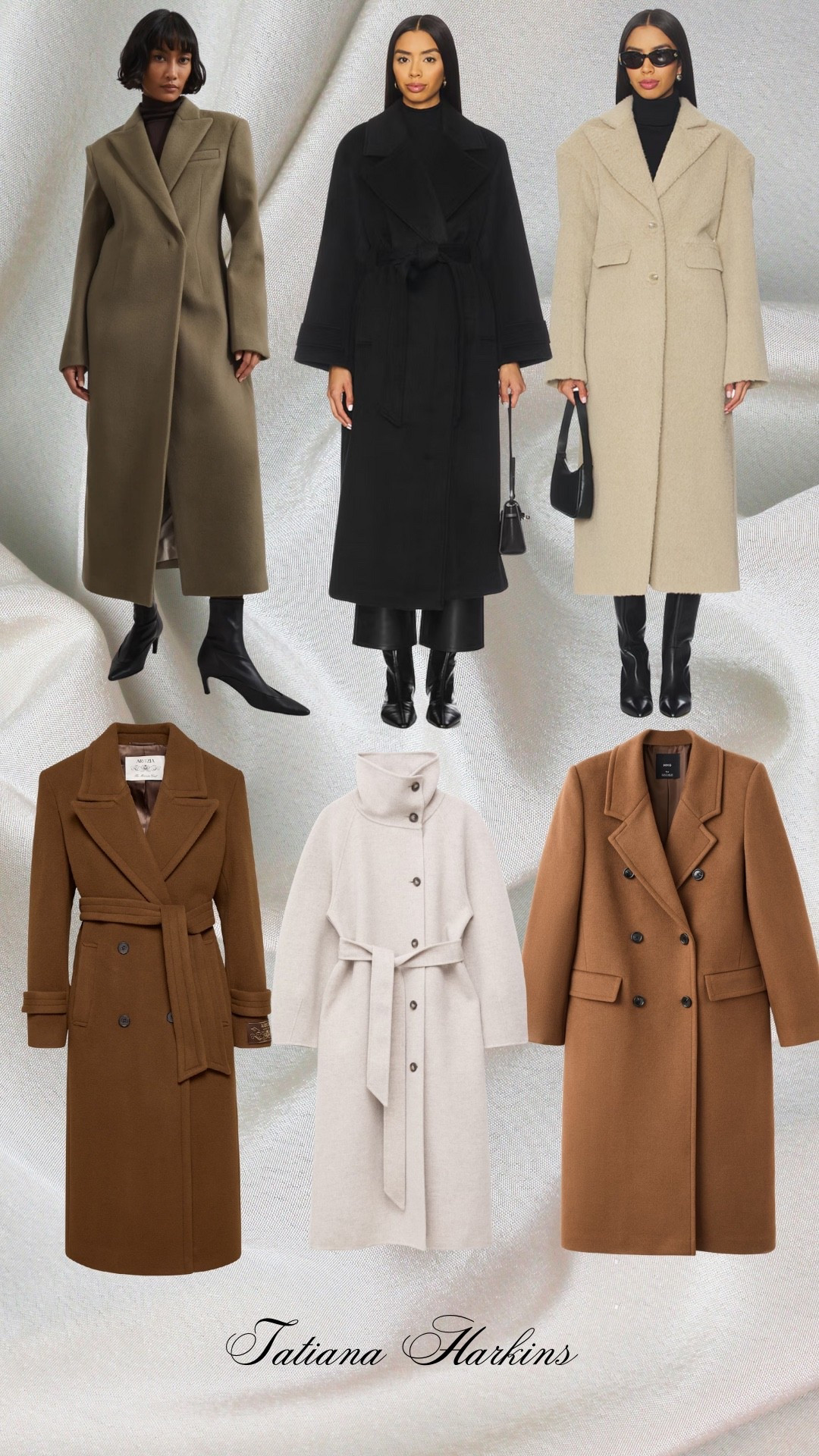 The Wool Coat Edit 🤎 Timeless Layers for Quiet Power.
I If I had to define quiet luxury in one texture — it would be wool.

These are the coats I consider timeless investments: minimal, structured, and powerful in their silence.

Save this for your winter capsule 🤍
Linked similar pieces in my ShopMy + LTK — from classic neutrals to deep chocolate tones.”

#ClosetEdit #QuietLuxury #TatianaHarkinsStyle #SoftPowerFeminine


#LTKOver40 #LTKSeasonal #LTKU