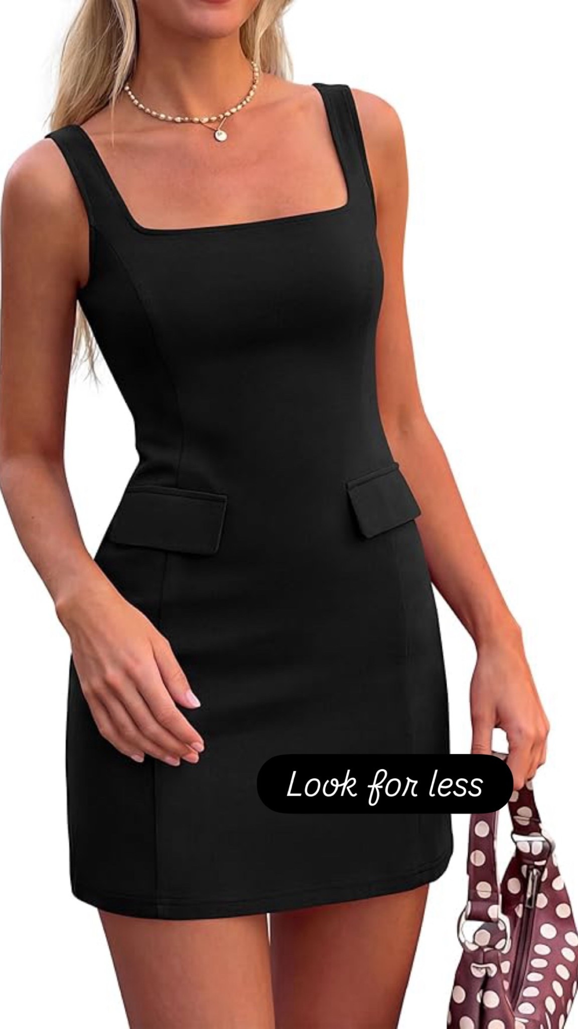 Look for less 
Splurge vs save 
Black dress 

#LTKSaleAlert #LTKWedding