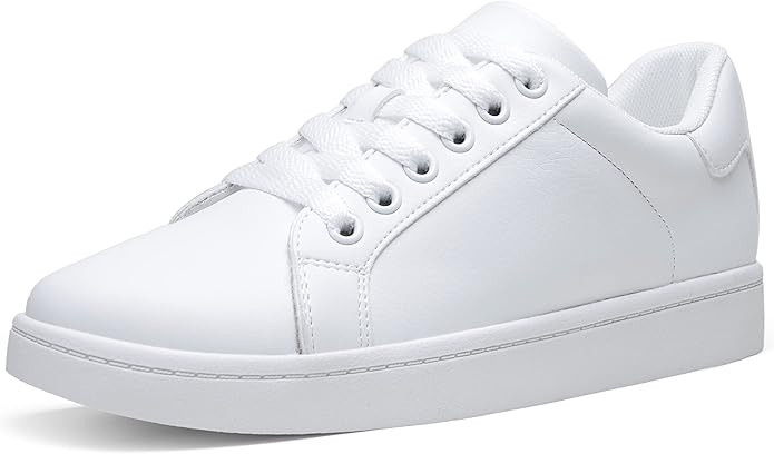 Vepose Women's 8003 Fashion Lace Up Comfortable Casual Tennis Sneakers | Amazon (US)