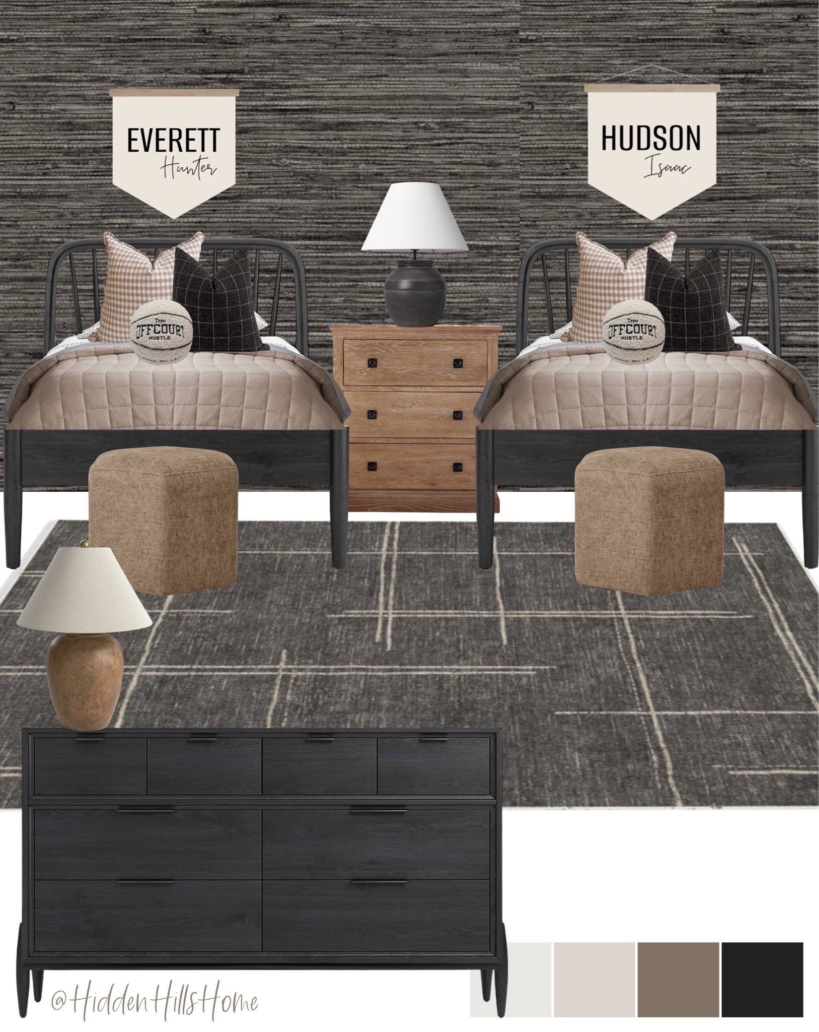 Twin boys room decor, twin boys bedroom design ideas, boys room inspiration, boys bedroom mood board, shared sibling bedroom, shared boys bedroom for brothers #boysroom

#LTKKids #LTKHome #LTKSaleAlert