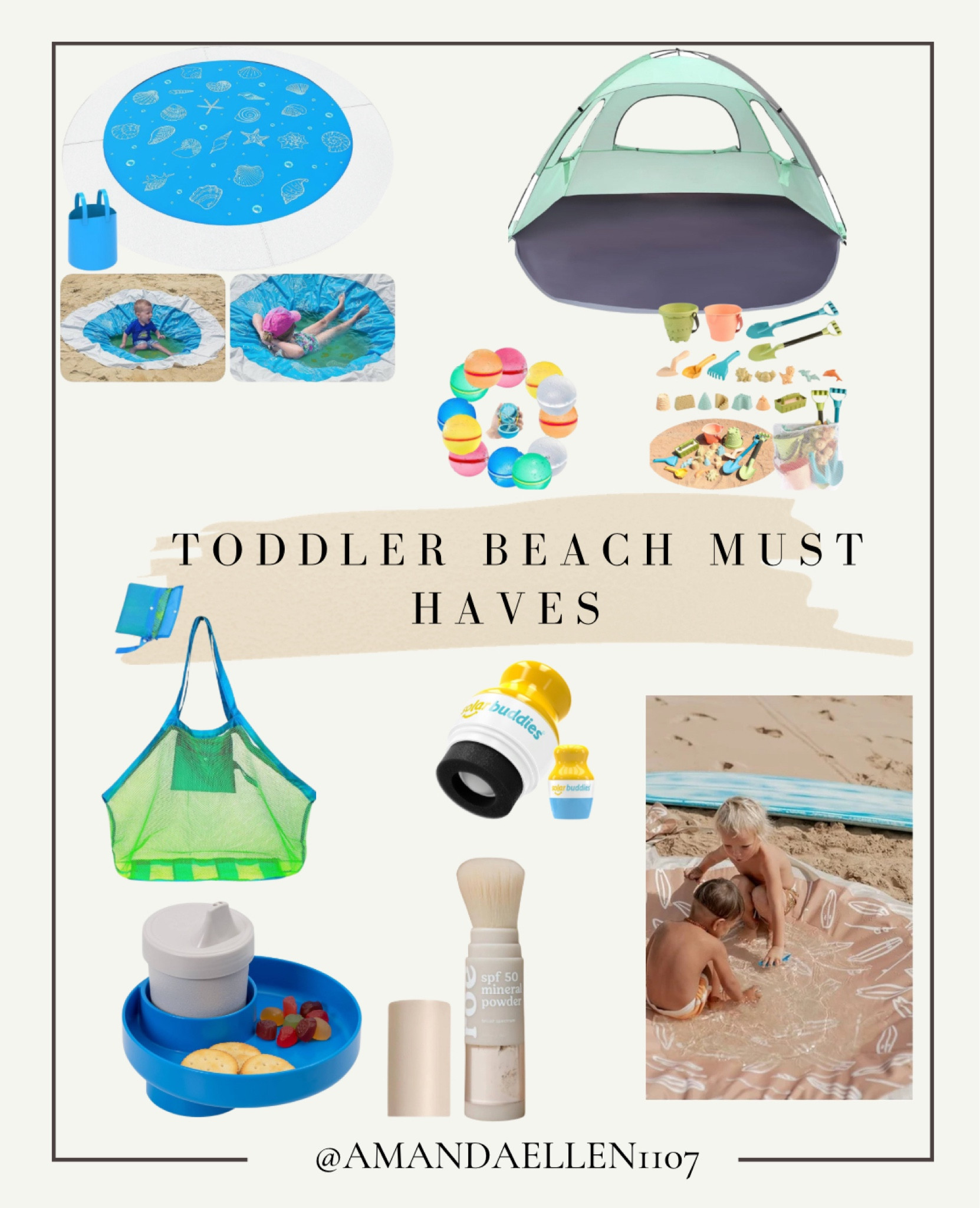 Toddler Beach Must haves all from Amazon! 

Amazon finds | beach must haves | toddler must haves | tent | beach bag | sunscreen | beach toys | beach play

#LTKBaby #LTKFamily #LTKKids