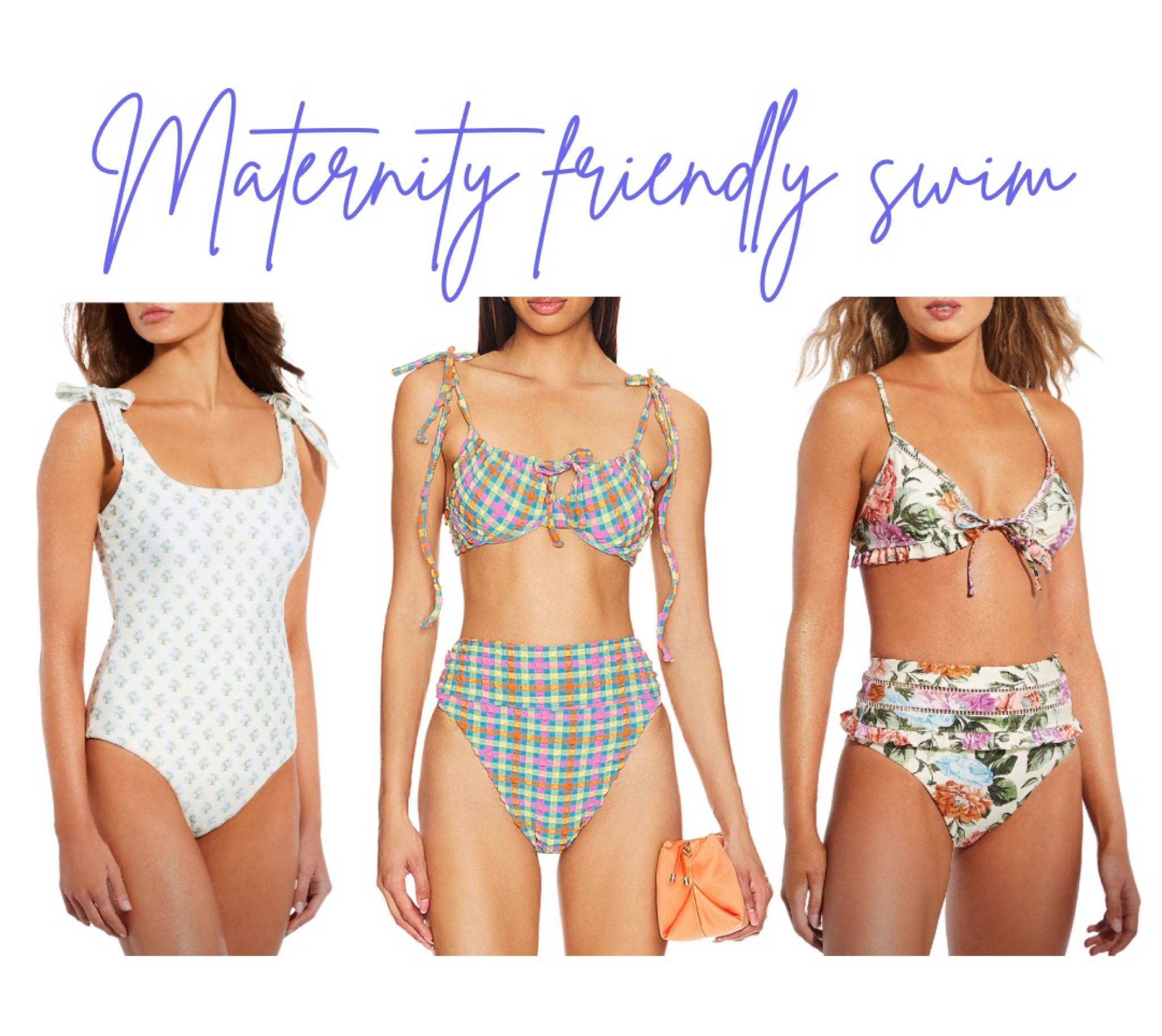 Maternity friendly swim that can grow with your baby bump☺️ but also super cute for our not-expecting girlies too! #maternity #swim #onepiece 

#LTKswim
