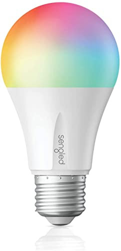 Sengled Smart LED Color Changing A19 E26 Light Bulb, 60W Equivalent, Works with Alexa, Google Assistant, SmartThings, Hub Required, 800 Lumens, 1 Count | Amazon (US)