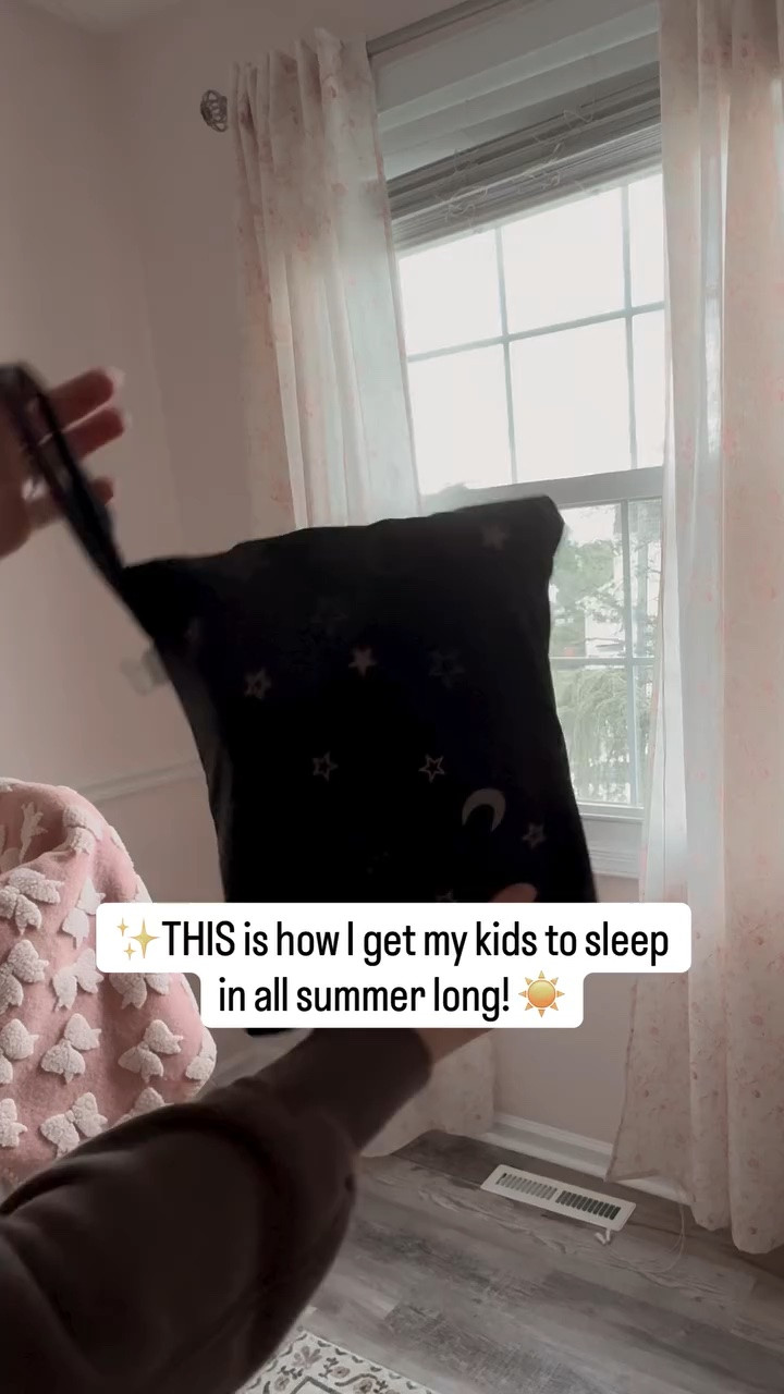 ✨Send this to a Mom who’s looking for a good night’s rest! 

These portable blackout curtains are one of my favorite summer mom hacks ☀️😴

Between late sunsets, vacations, sleepovers at grandparents’ houses, and naps on the go… these help keep my kids’ sleep schedules somewhat intact 😂

They fold up easily, suction cup right onto the window, and make any room feel dark enough for naps and bedtime. I’ve used them at home, hotels, our beach house, and even during daytime naps for the baby.

If your kids wake up at sunrise all summer long… you need these 🙌

✨Comment SLEEP and I’ll send a link right over or shop my LTK in my bio!