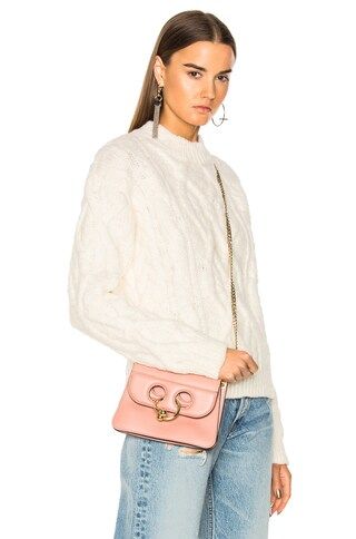 Acne Studios Edyta Cable Sweater in Ivory White | FORWARD by elyse walker