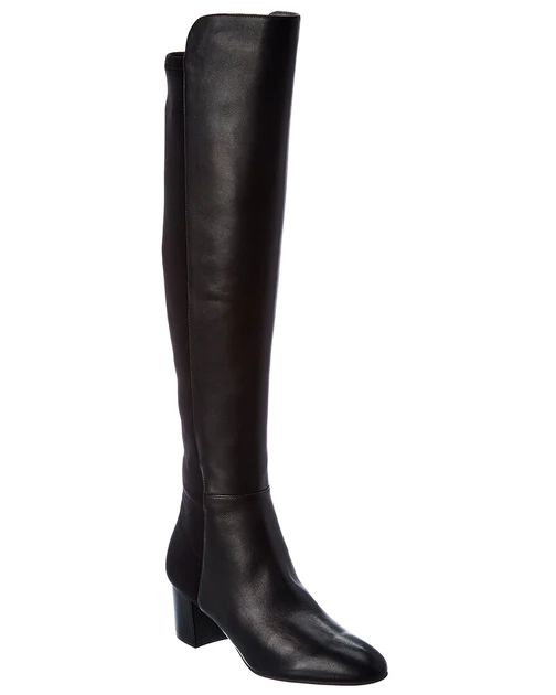 Stuart Weitzman Gillian 60 Leather Boot | Shop Premium Outlets