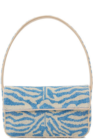 Off-White & Blue Tommy Beaded Bag | SSENSE