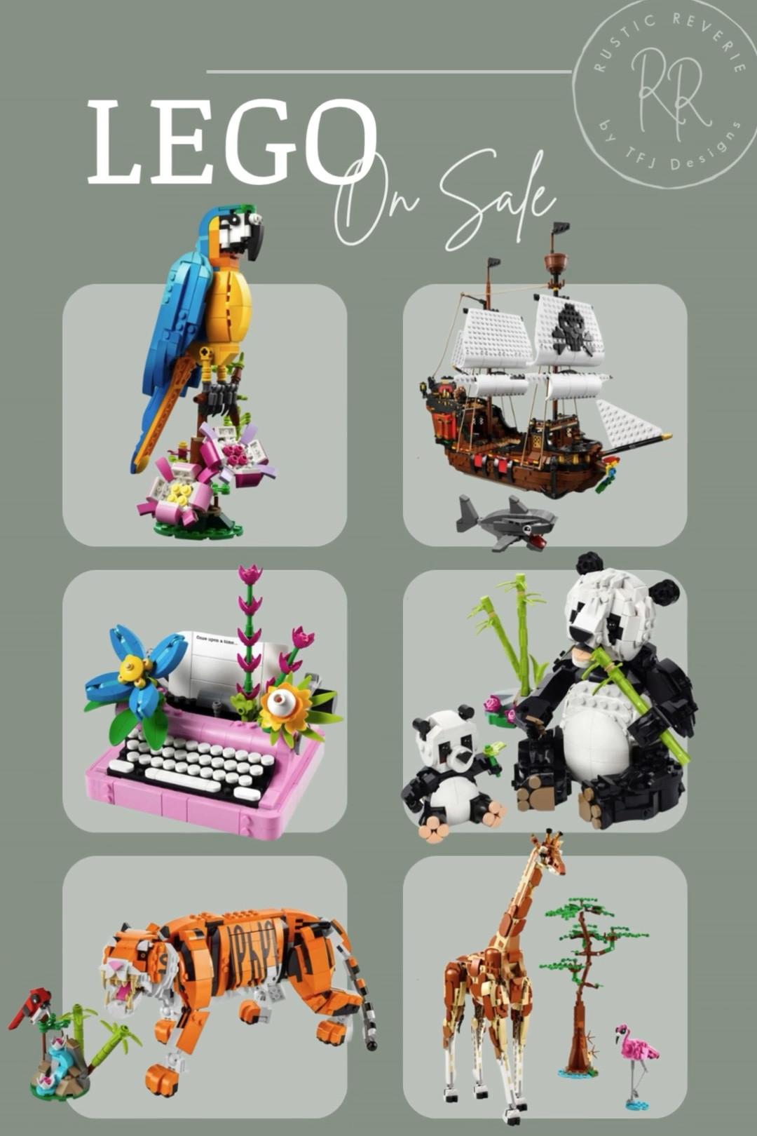 Walmart has Lego sets on sale! I’m planning ahead for Christmas and ordered a few now. 🖤 thrifty lego creator building sets kids family activity screen free panda parrot pirate ship tiger giraffe deal 
 

#LTKSaleAlert #LTKKids #LTKFindsUnder50