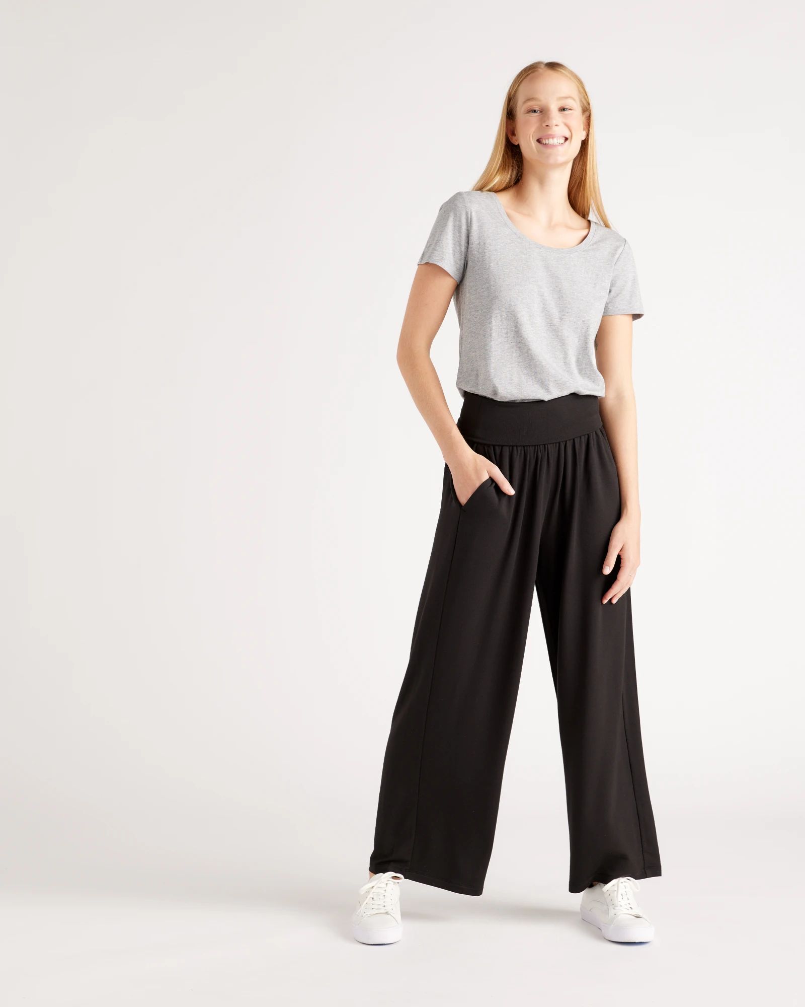 French Terry Modal Wide Leg Pant | Quince