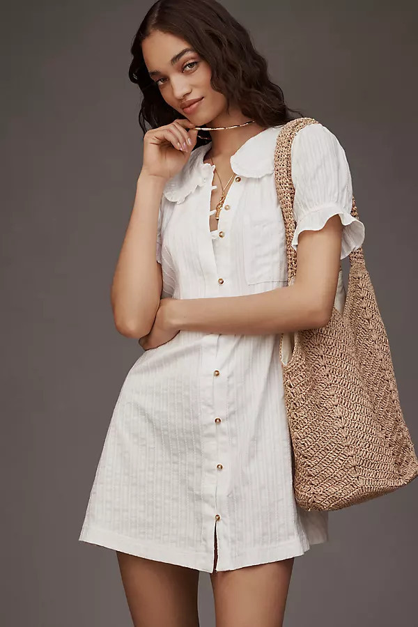 The Keira Mini Dress by Pilcro | Anthropologie (US)