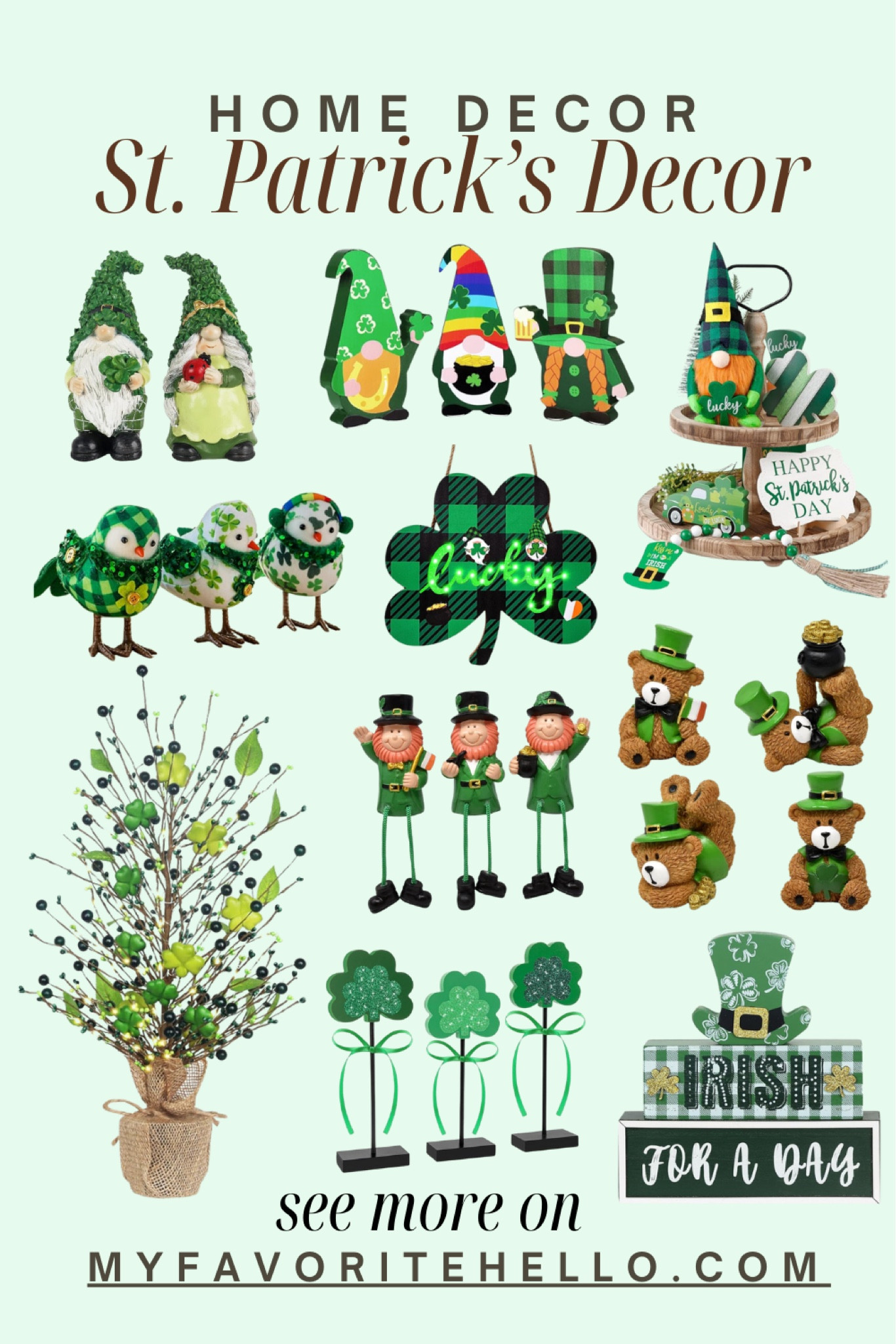 St patricks day decorations, st patricks decor, st Patrick’s day decor, st patricks home decor 

#LTKSeasonal #LTKparties #LTKhome