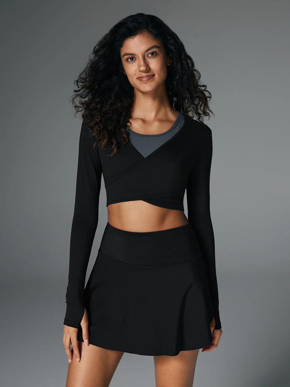 Cross-Tie Long Sleeve Top | ShopAthluna